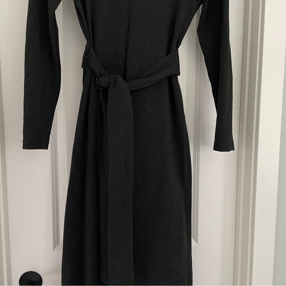 COS long sleeve turtle neck midi dress size small - Picture 3 of 7